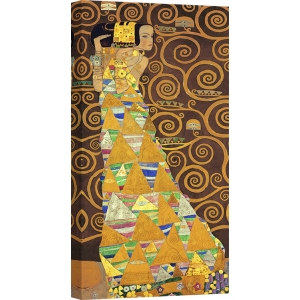 Quadro, stampa su tela. Gustav Klimt, L'Albero della Vita (Brown Variation) I