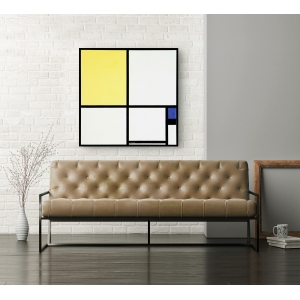 Wall art print and canvas. Piet Mondrian, Composition with Blue and Yellow