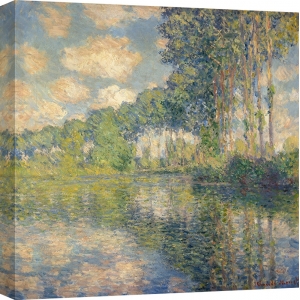 Wall art print and canvas. Claude Monet, Poplars on the Epte