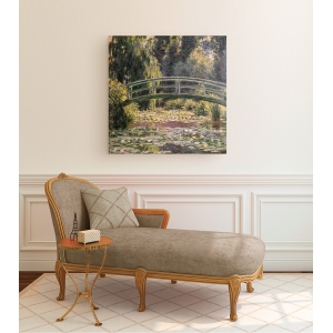 Tableau sur toile. Claude Monet, Le pont japonais, Giverny