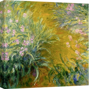 Cuadro en canvas. Claude Monet, El camino a través de los iris