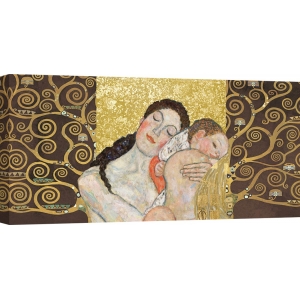 Wall art print and canvas. Gustav Klimt, Klimt Patterns – Motherhood II