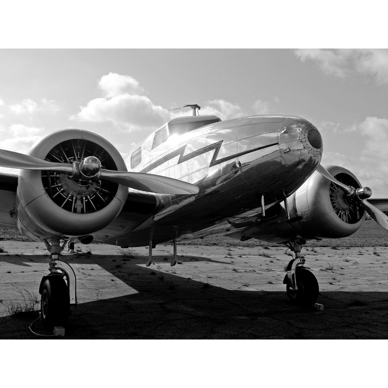 Leinwandbilder. Ivan Cholakov, Vintage Flugzeug (detail)
