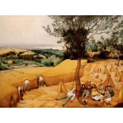 Leinwandbilder. Pieter Bruegel the Elder, Die Jahreszeiten: Kornernte