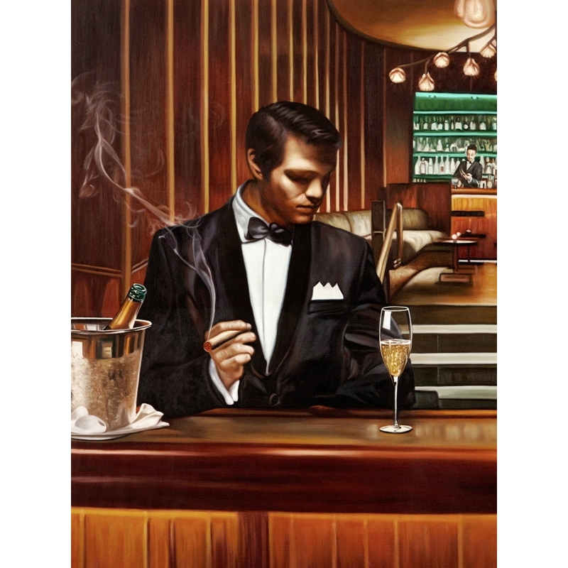 Wall art print and canvas. Pierre Benson, Night Out I