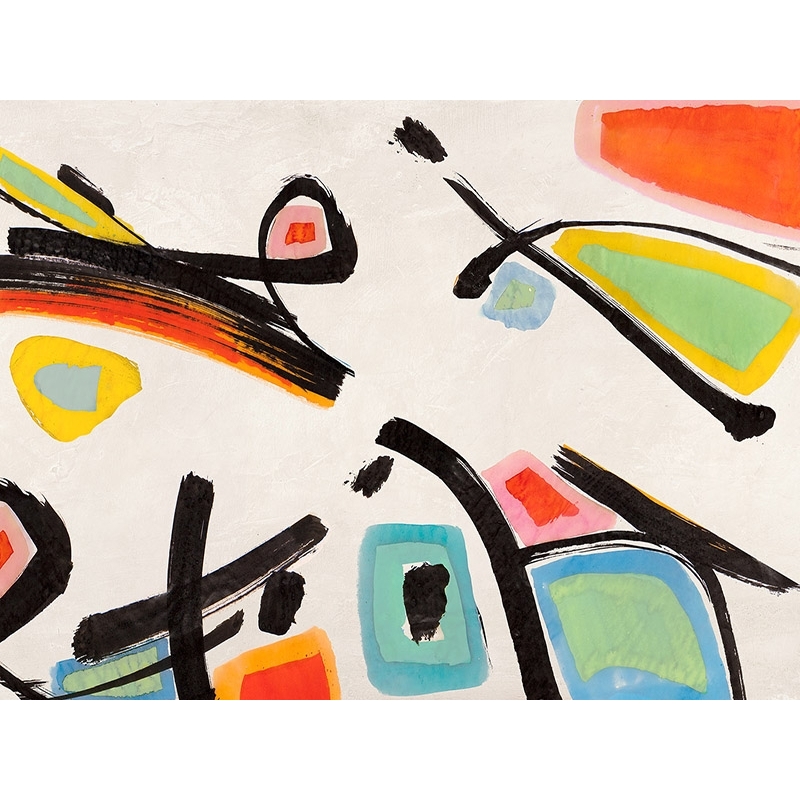 Cuadro abstracto moderno en canvas. Teo Vals Perelli, Vacation