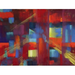 Cuadro abstracto moderno en canvas. Nel Whatmore, Rear Window