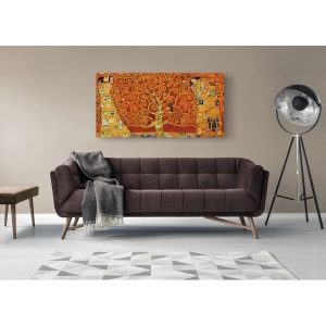 Leinwandbilder. Gustav Klimt, Der Lebensbaum (Red Variation)