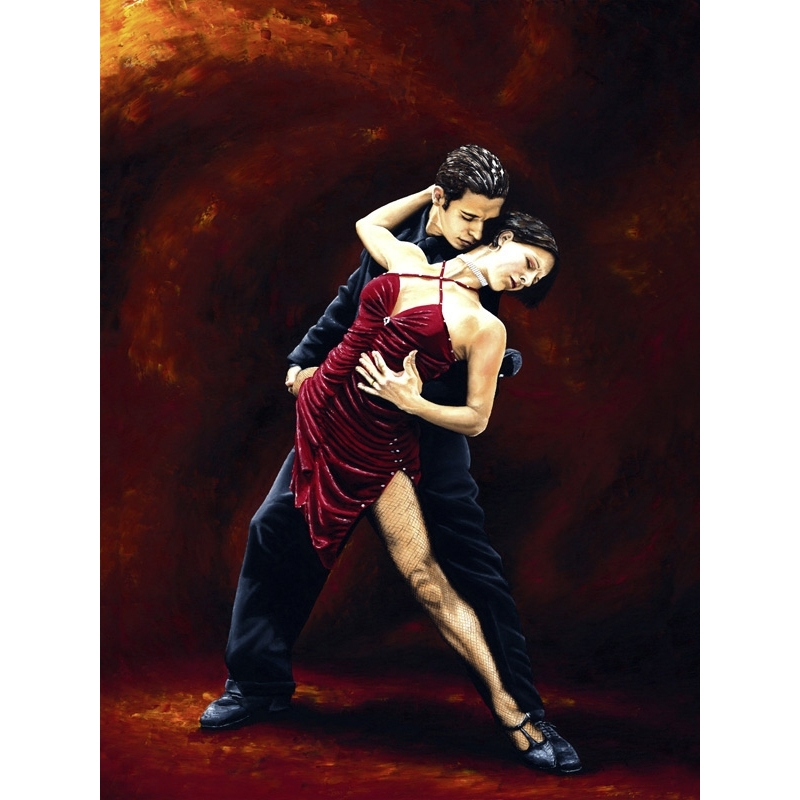 Quadro, stampa su tela. Richard Young, The Passion of Tango