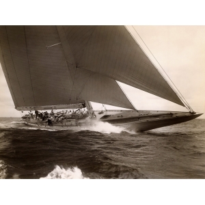 Quadro, stampa su tela. Edwin Levick, J-class yacht (1934)