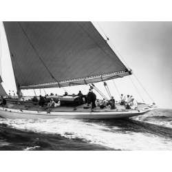 Cuadro en canvas, fotos de barcos. Yankee Cruising on East Coast, 1936