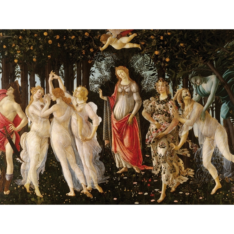 Wall art print and canvas. Sandro Botticelli, The Spring