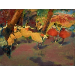 Tableau sur toile. Edgar Degas, Avant le spectacle