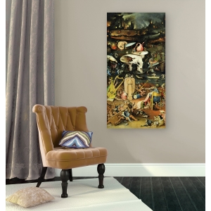 Wall art print and canvas. Hieronymus Bosch, The Garden of Earthly Delights III