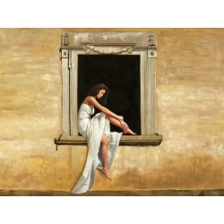 Tableau femme sur toile. Italian Afternoon