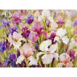 Tableau floral sur toile. Nel Whatmore, More Than I Can Say