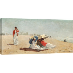 Cuadro en canvas. Winslow Homer, East Hampton Beach, Long Island