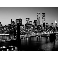 Quadro, stampa su tela. Berenholtz, Brooklyn Bridge, New York