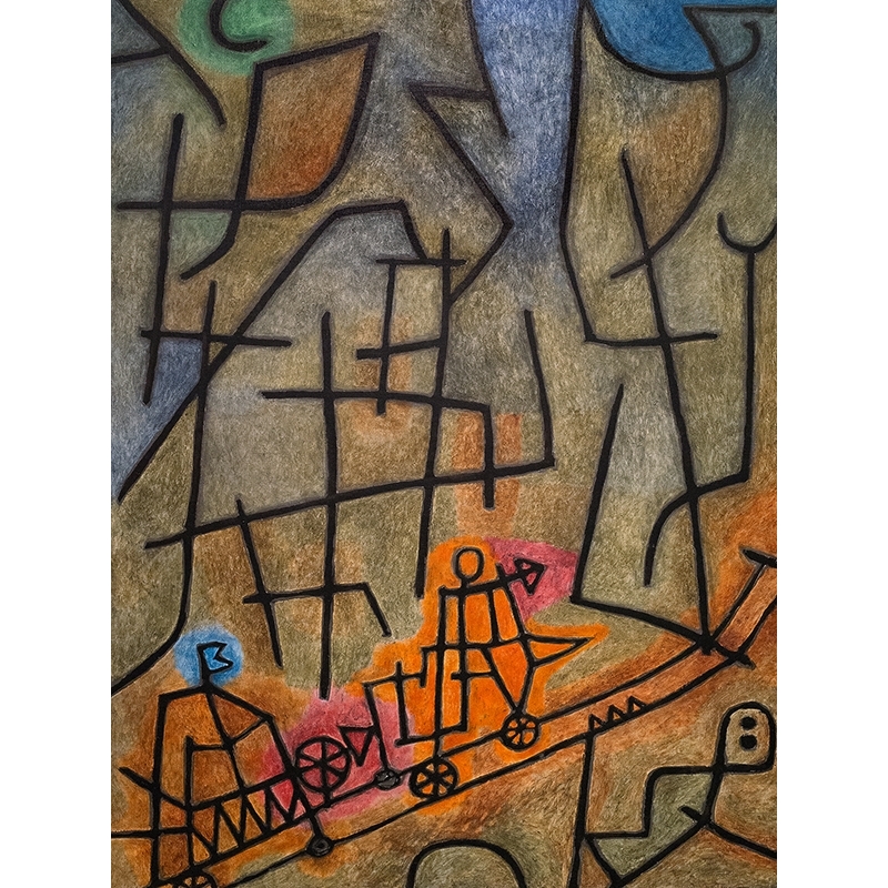 Leinwandbilder. Paul Klee, Conquest of the Mountain