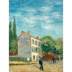 Quadro, stampa su tela. Vincent van Gogh, Ristorante Rispal ad Asnières