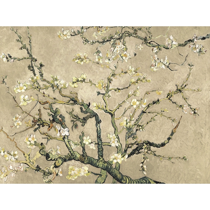 Cuadro en canvas. Van Gogh Deco – Almendro en flor (beige variation)