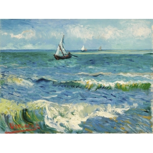 Cuadro en canvas. Vincent van Gogh, Les Saintes-Maries-de-la-Mer