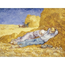 Wall art print and canvas. Vincent van Gogh, Noon: Rest