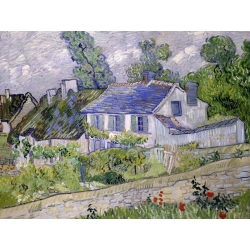 Leinwandbilder. Vincent van Gogh, Häuser in Auvers