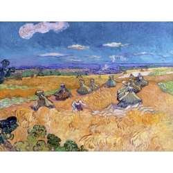 Leinwandbilder. Vincent van Gogh, Weizenfelder und Schnitter, Auvers