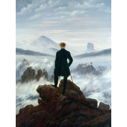 Friedrich, Le voyageur contemplant une mer de brouillard