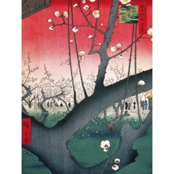 Cuadros japoneses en canvas. Hiroshige, Jardín de ciruela, Kameido