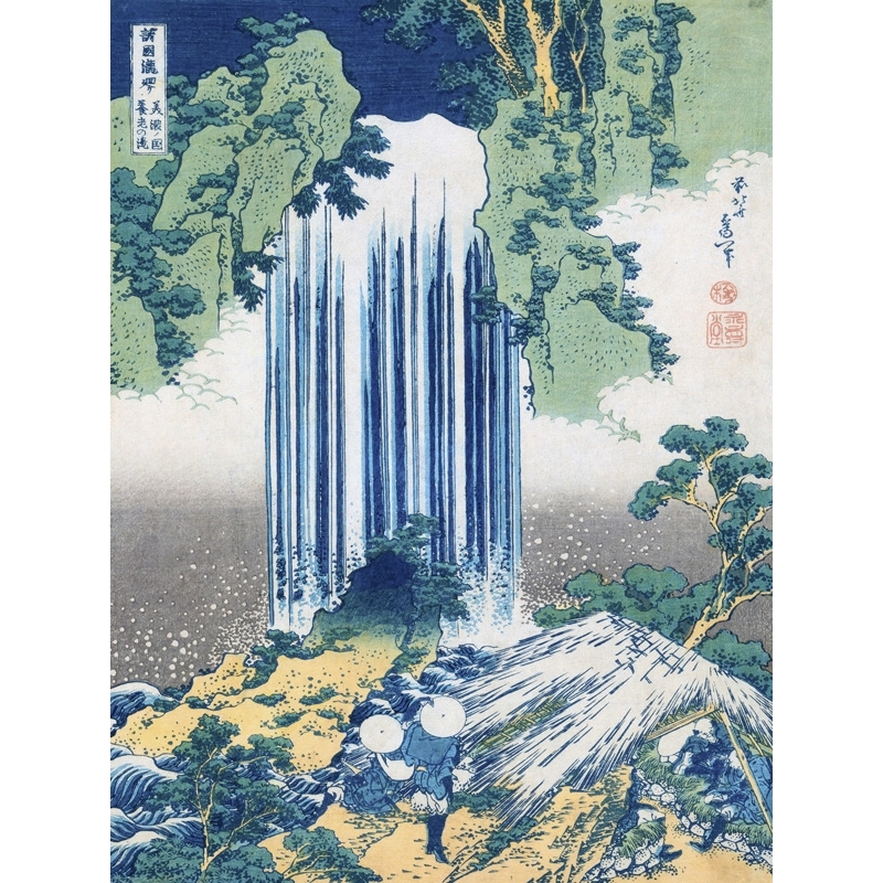 Leinwandbilder. Katsushika Hokusai, Yoro Falls, ca. 1830-1831
