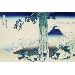 Quadro, stampa su tela. Katsushika Hokusai, Veduta del Monte Fuji, ca. 1829-1833