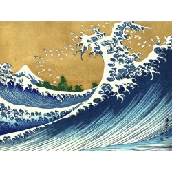 Leinwandbilder. Hokusai, Die grosse Welle von Kanagawa (Mount Fuji)