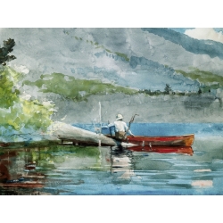 Leinwandbilder. Winslow Homer, The Red Canoe