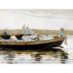Tableau sur toile. Winslow Homer, Boys in a Dory