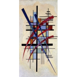 Quadro, stampa su tela. Wassily Kandinsky, Zeichen mit Begleitung