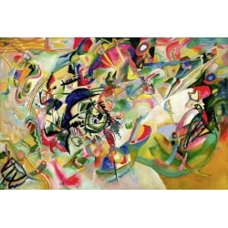Quadro, stampa su tela. Wassily Kandinsky, Composition No. 7