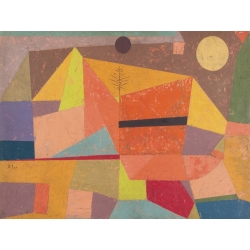 Leinwandbilder. Paul Klee, Joyful Mountain Landscape