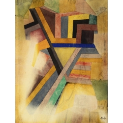 Quadro, stampa su tela. Paul Klee, Abstract Painting