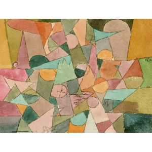 Cuadro abstracto en canvas. Paul Klee, Untitled
