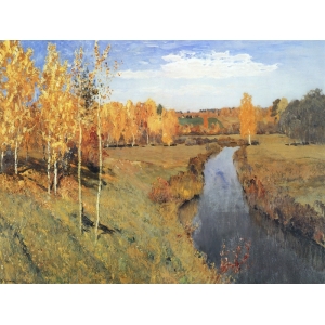 Leinwandbilder. Isaac Levitan, Golden Autumn