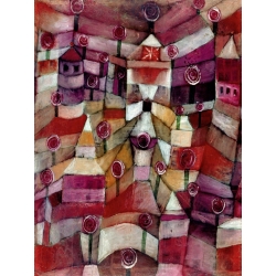 Quadro, stampa su tela. Paul Klee, Rose Garden