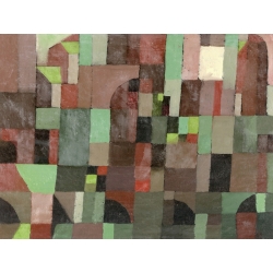 Leinwandbilder. Paul Klee, Red-Green Architecture