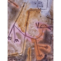 Wall art print and canvas. Paul Klee, Animal (detail)