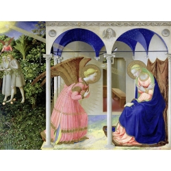 Quadro, stampa su tela. Beato Angelico, L'Annunciazione