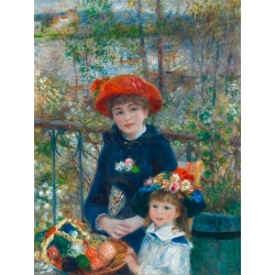 Cuadro en canvas. Pierre-Auguste Renoir, En la terraza (Dos Hermanas)