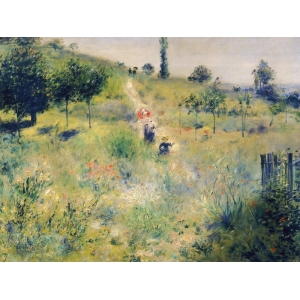 Cuadro en canvas. Pierre-Auguste Renoir, El camino en la hierba alta