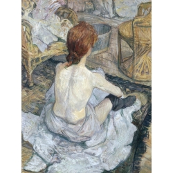 Quadro, stampa su tela. Henri Toulouse-Lautrec, Rossa di capelli