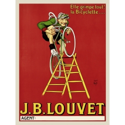 Vintage Poster. Anonym, Louvet Bicycles